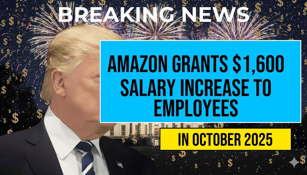 Amazon Announces Annual $1,600 Salary Increase for Select Employees
