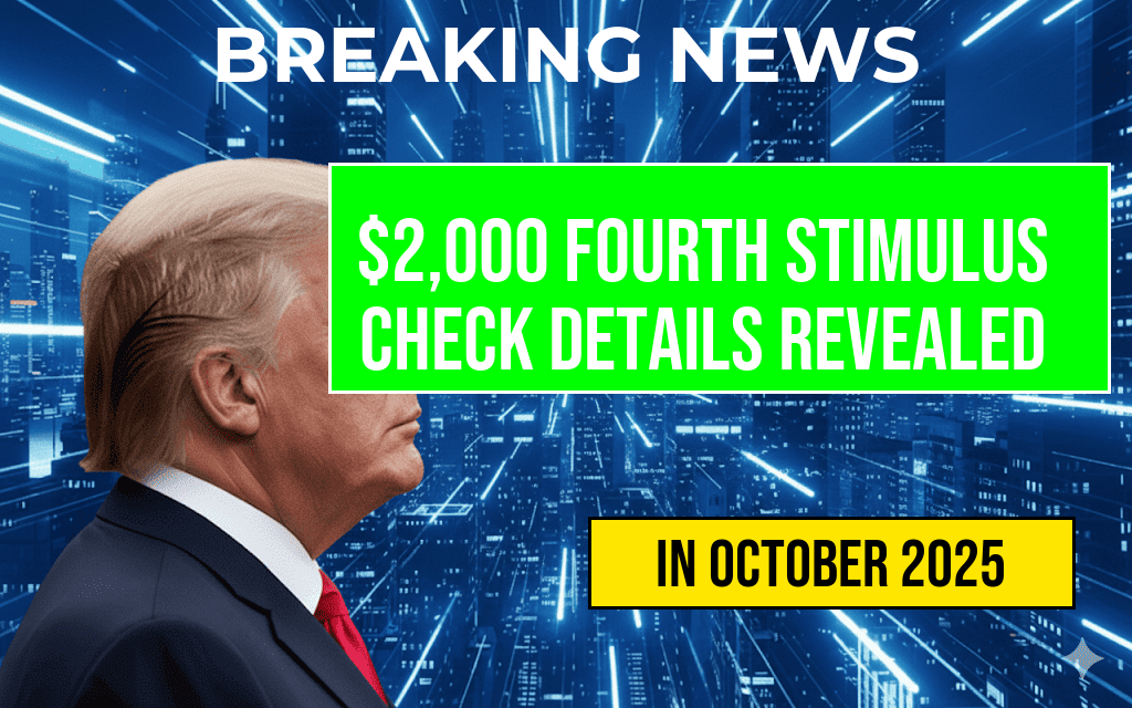 Eligibility and Deposit Date for $2,000 Fourth Stimulus Check Announced
