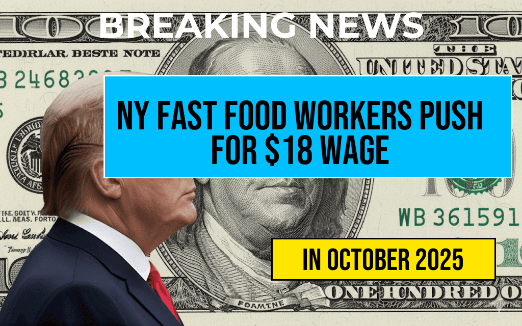 Fast Food Workers in New York Advocate for $18 Hourly Wage Amid New Legislation