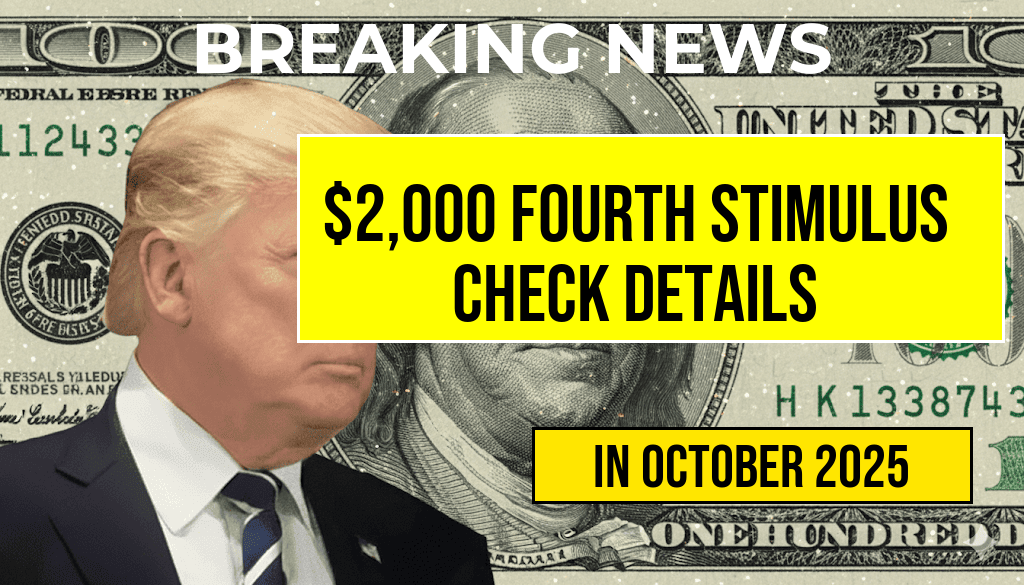 Fourth Stimulus Check of $2,000: Eligibility and Deposit Date Details Revealed