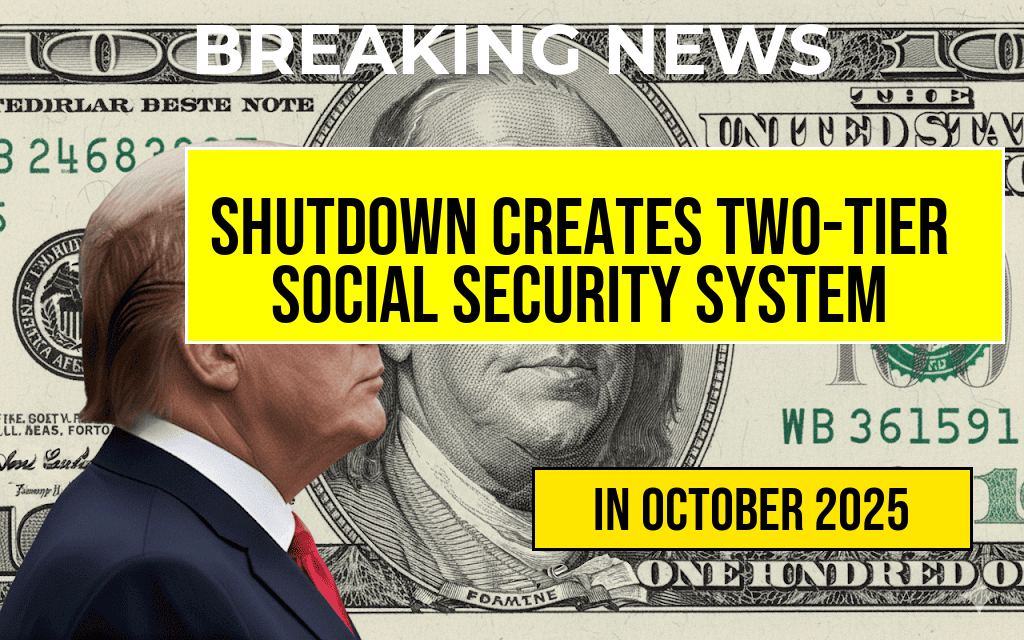 Government Shutdown Leads to Two-Tier System for Social Security Recipients: Existing Beneficiaries Protected While New Applicants Face Total Freeze