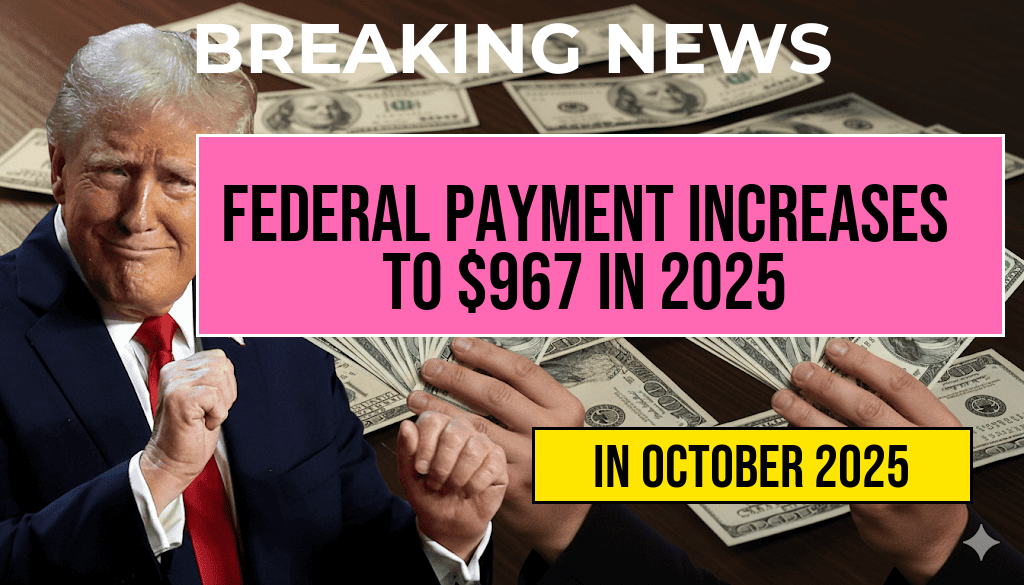 Maximum Monthly Federal Payment for Individuals Increases to $967 in January 2025 with Significant SSI Boost.