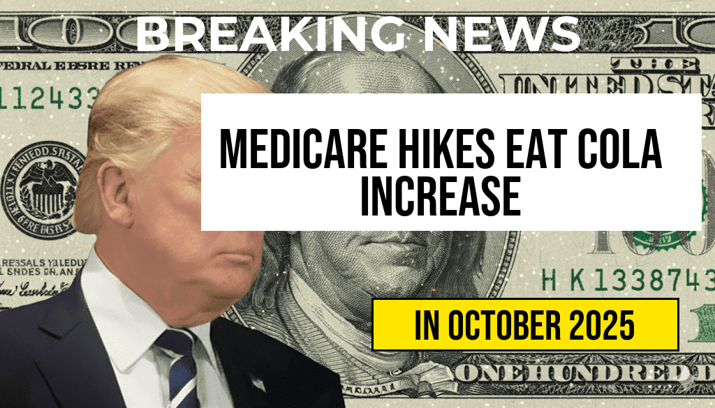 Medicare Premium Hikes Will Consume $10.30 of Your COLA Increase.