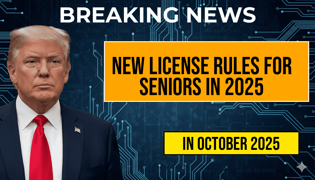 New Driving License Regulations for Seniors Take Effect in October 2025: Essential Changes for Drivers Over 70