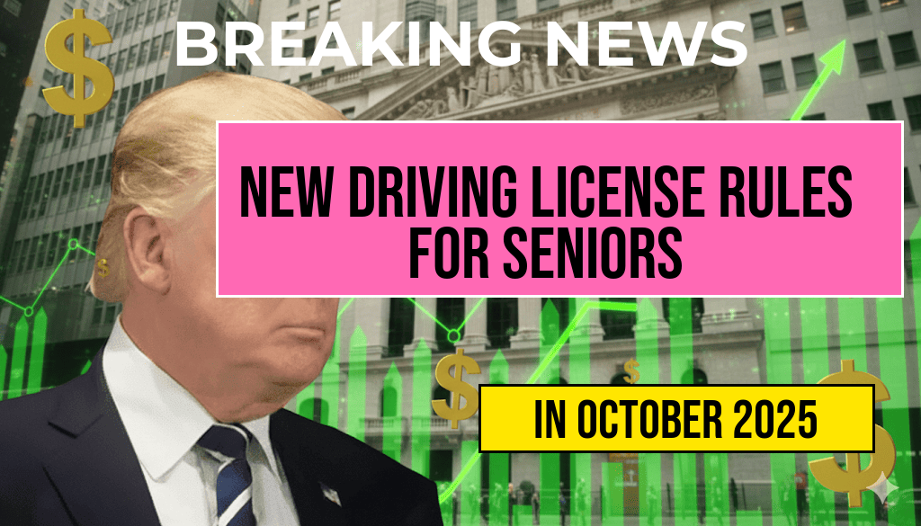 Starting October 2025: New Driving License Regulations for Seniors Over 70 That Every Driver Should Be Aware Of
