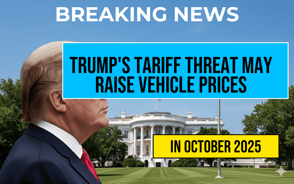 Trump’s Tariff Threat Could Drive Vehicle Prices Up by as Much as $5,286.