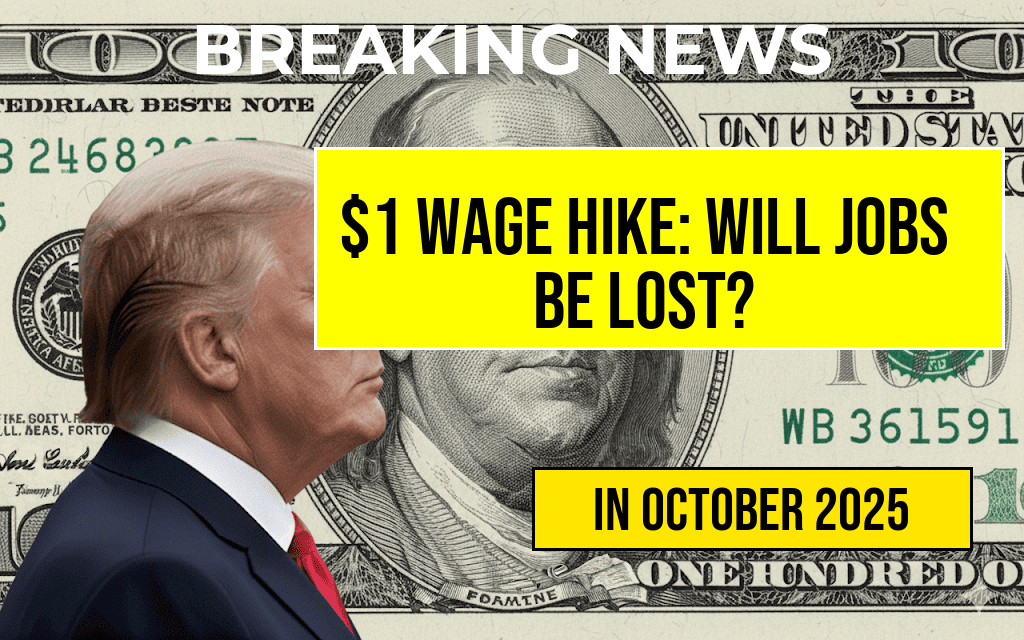 Will the $1 Wage Increase Force Small Businesses to Lay Off Employees?